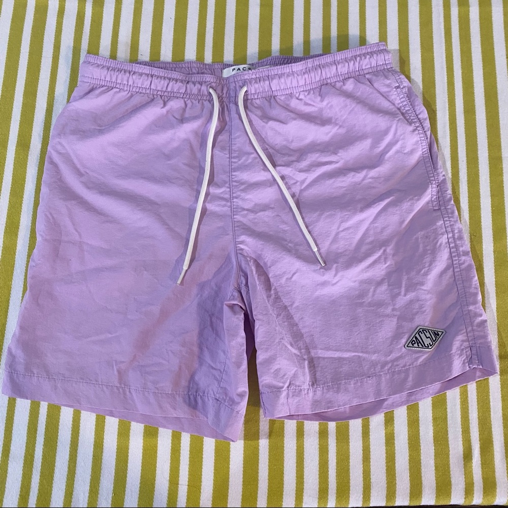 S Pacsun light purple Swim Trucks with lining